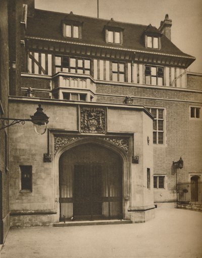 Nieuwe hal van de Oude Compagnie van IJzersmeden in Aldersgate, ca. 1935 door Unbekannt