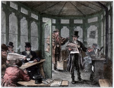 Nieuw opgerichte schuilplaats en verfrissingshuis voor koetsiers, ca. 1820-1870 door Unbekannt