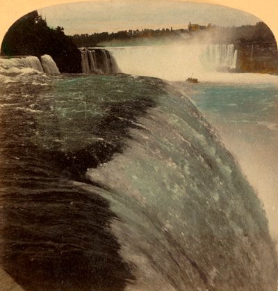 Niagara Falls vanaf Prospect Point, VS, 1894 door Unbekannt
