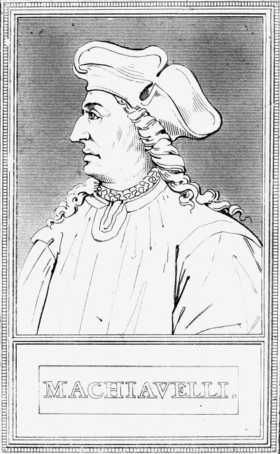 Niccolo Machiavelli, Italiaanse Renaissance politieke filosoof door Unbekannt