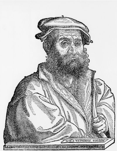 Niccolo Tartaglia, Italiaanse wiskundige en mechanicus, 1550s door Unbekannt