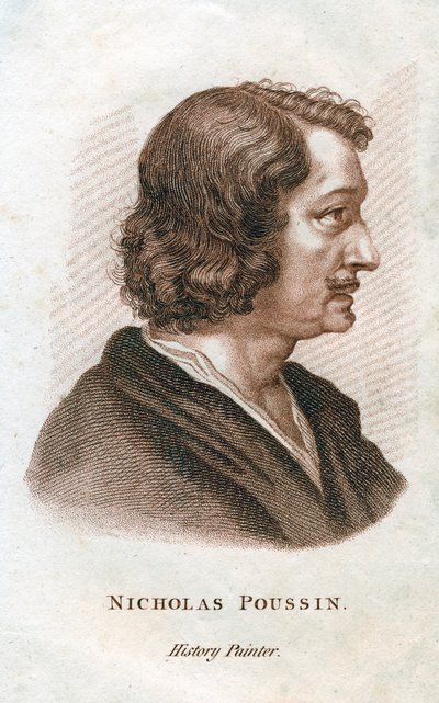 Nicolas Poussin, Franse klassieke schilder, 19e eeuw door Unbekannt