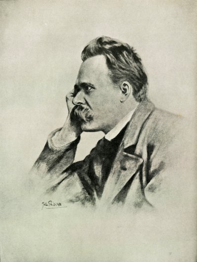 Nietzsche, 1919 door Unbekannt