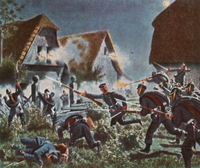 Nachtelijke aanval op Podol, 26 juni 1866, 1936 door Unbekannt