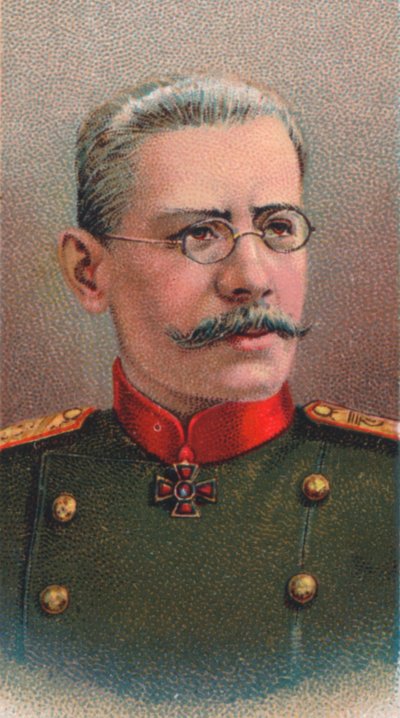 Nikolai Vladimirovich Ruzsky 1854-1918, Russische generaal van de Eerste Wereldoorlog, 1917 door Unbekannt