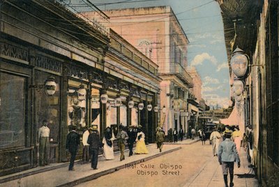 No. 61. Calle Obispo. Obispo Street, Havana, Cuba door Unbekannt