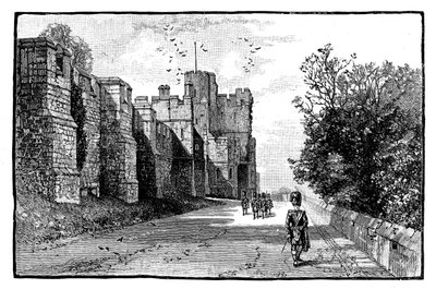 North Terrace en Wykeham Tower, Windsor Castle door Unbekannt