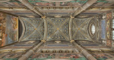 Noord Transept Volte, Kathedraal van Santa Maria Assunta, Duomo, Cremona, Lombardije, Italië (foto) door Unbekannt