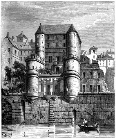 Noordzijde van het Hotel des Ursins, Parijs, 17e eeuw, 1849 door Unbekannt