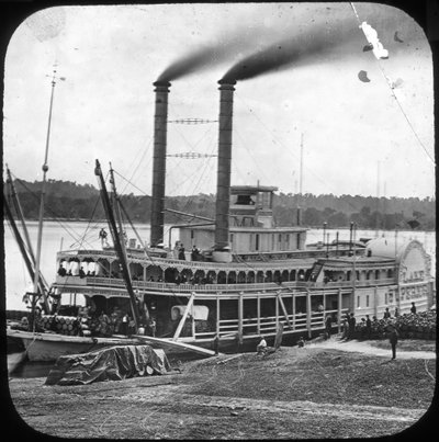 Northern Line Packet Company raderstoomboot Lake Superior, VS, c1870s door Unbekannt