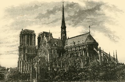 Notre Dame, 1890 door Unbekannt