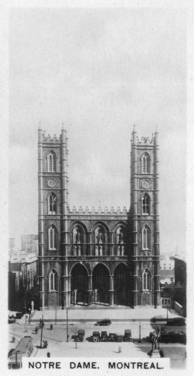 Notre Dame, Montreal, Canada, ca. 1920s door Unbekannt