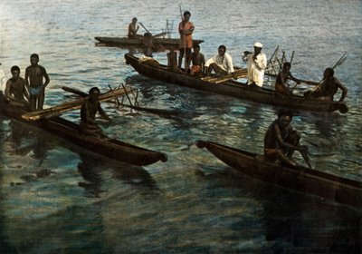 Nieuw-Guinea. Papoea kano