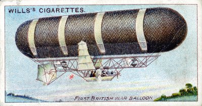 Nulli Secundus, eerste Britse militaire bestuurbare ballon, 1905-1907 ca. 1910 door Unbekannt