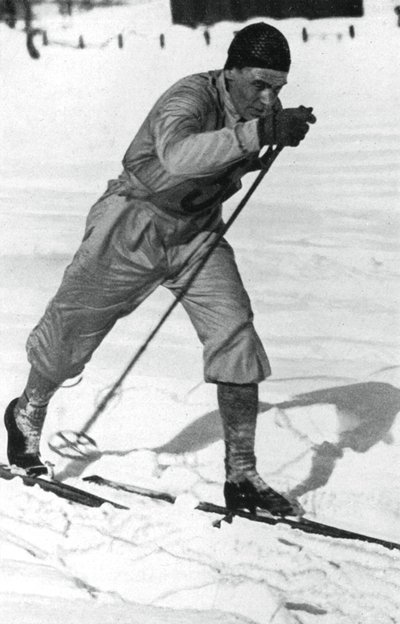 Oddbjorn Hagen, Noorse langlaufer, Winterspelen, Garmisch-Partenkirchen, 1936 door Unbekannt