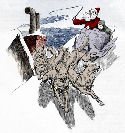Ze draaiden weg in een tempo dat Bobbies adem benam, 1901 door Unbekannt