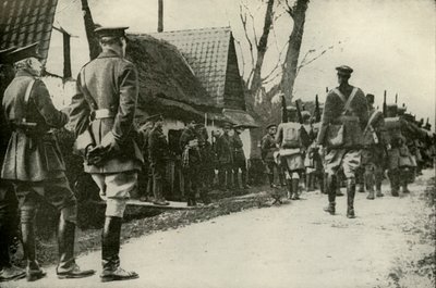 Op naar de loopgraven, 1919 door Unbekannt
