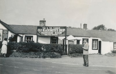 Oude smederij en trouwzaal, Gretna Green, Schotland, 1940s door Unbekannt