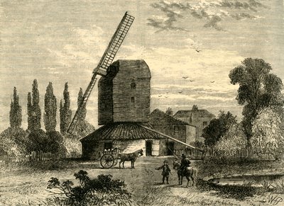 Oude Camberwell molen, ca. 1878 door Unbekannt