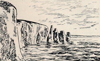 Old Harry Rocks door Unbekannt