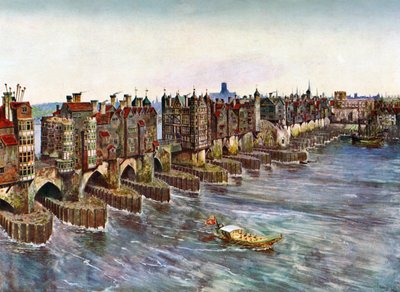 Oude Londenbrug, ca. 1630 door Unbekannt