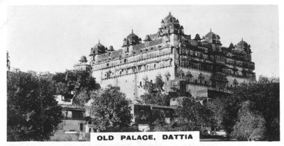 Oud paleis, Datia, India, ca. 1925 door Unbekannt