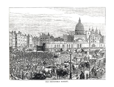 Oude Smithfield Market door Unbekannt