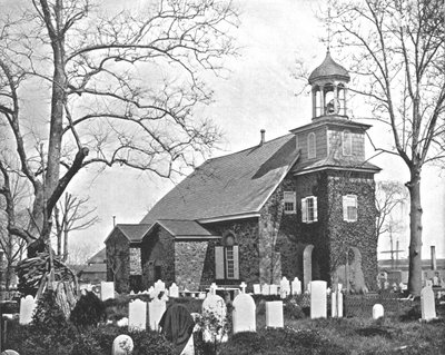 Oude Zweedse Kerk, Wilmington, Delaware, VS, c1900 door Unbekannt
