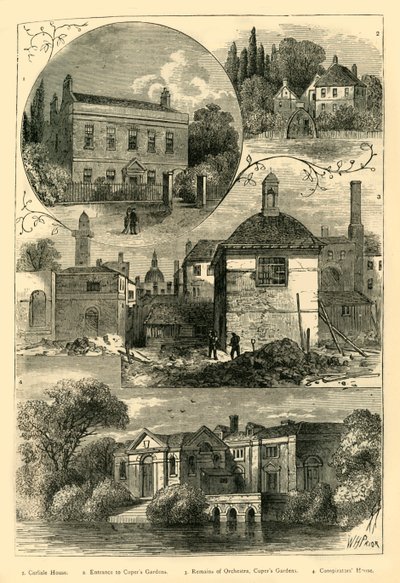 Oude Zichten in Lambeth, ca. 1878 door Unbekannt