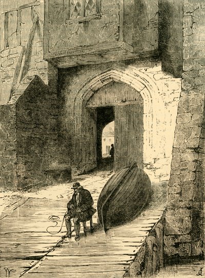 Oude Whitehall Trappen, ca. 1878 door Unbekannt