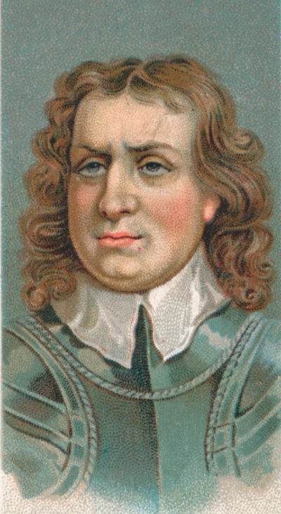 Oliver Cromwell, 1599-1658 Engelse militaire leider en politicus, 1924 door Unbekannt