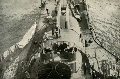 Aan boord van een Franse Dreadnought, 1919 door Unbekannt