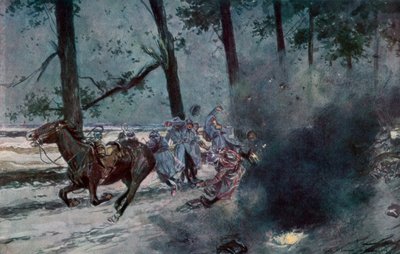 Op weg naar Souain, Sommepy, Frankrijk, Eerste Wereldoorlog, 1915, 1929 door Unbekannt