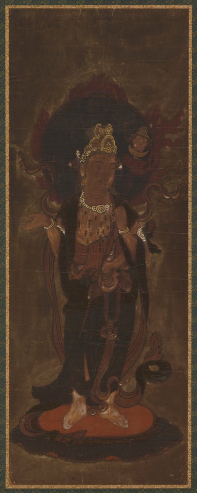 Een van de twaalf deva: Emma-ten Yama of Suyama-deva, laat 15e-begin 16e eeuw door Unbekannt