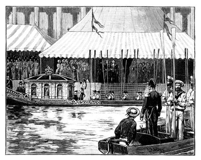 Opening van de London Coal Exchange, Koninklijke Processie, Custom-House Quay, Londen, ca. 1888 door Unbekannt