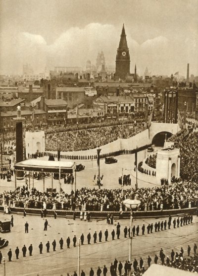 Opening van de Mersey Tunnel, Liverpool, 18 juli 1934, 1935 door Unbekannt