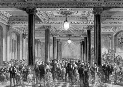 Opening soiree van de nieuwe kantoren van de Daily Telegraph, Fleet Street, Londen, 28 juni 1882 door Unbekannt