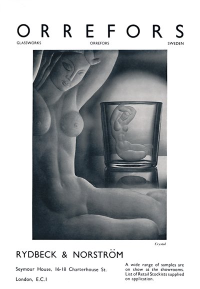 Orefors - Kristal - Rydbeck & Norström, 1939 door Unbekannt