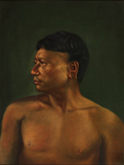 Orejon Indiaan, ca. 1890-1892 door Unbekannt