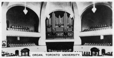 Orgel, Universiteit van Toronto, ca. 1920s door Unbekannt
