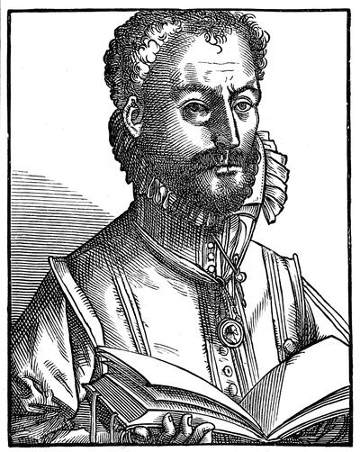 Orlandus Lassus, Vlaamse Renaissance componist en muzikant, 16e eeuw door Unbekannt
