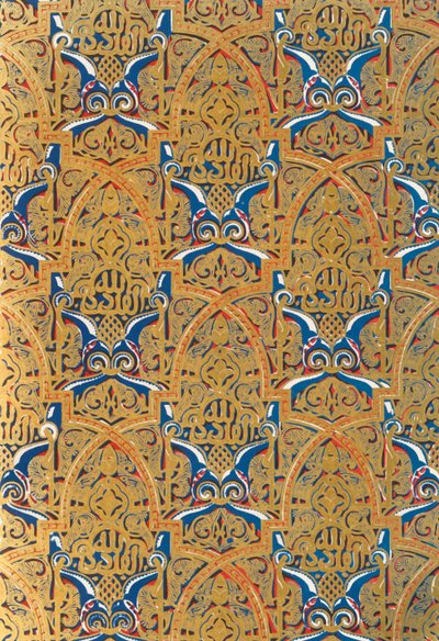 Ornament in panelen op de Muren, Hal van de Ambassadeurs, 1907 door Unbekannt