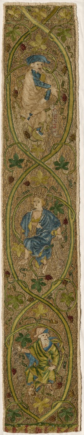 Orphrey Band: De Boom van Jesse, ca. 1350 door Unbekannt