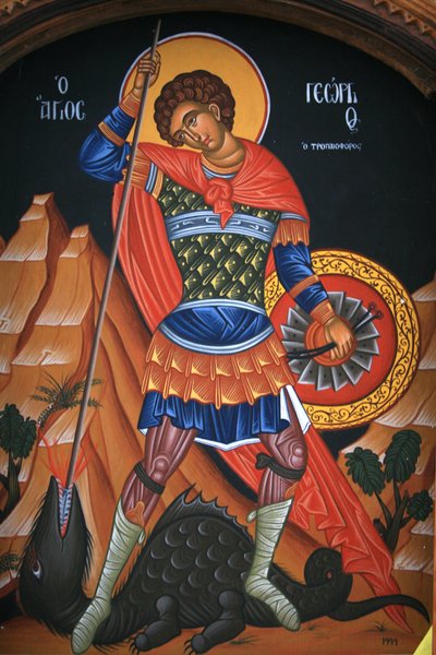 Orthodox icoon: Sint Joris door Unbekannt