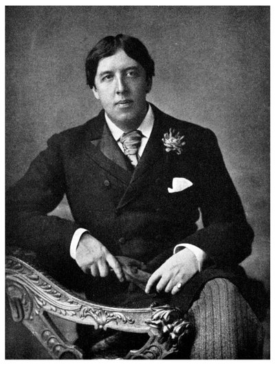 Oscar Wilde, Iers geboren toneelschrijver en humorist, ca. 1891 1956 door Unbekannt