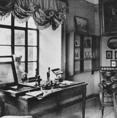 Ostafyevo Landgoed. Het Bureau van Alexander Pushkin, eind 19e eeuw door Unbekannt
