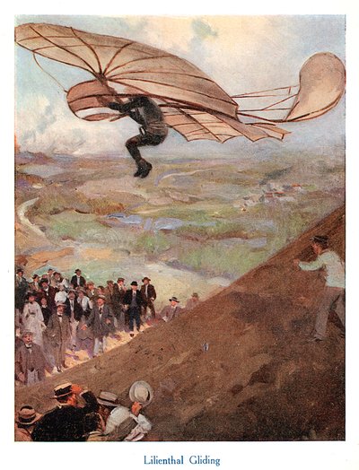 Otto Lilienthal, Duitse luchtvaartpionier, begin 20e eeuw door Unbekannt