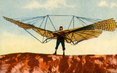 Otto Lilienthals zweefvliegtuig, 1890s, 1932 door Unbekannt