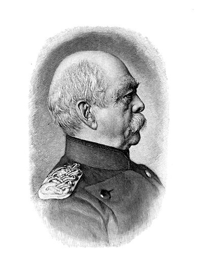 Otto von Bismarck, Duitse staatsman, 1885 door Unbekannt