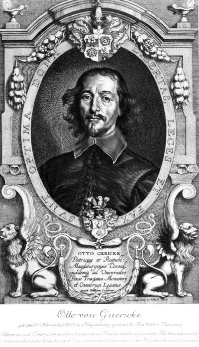 Otto von Guericke, Duitse natuurkundige en uitvinder door Unbekannt